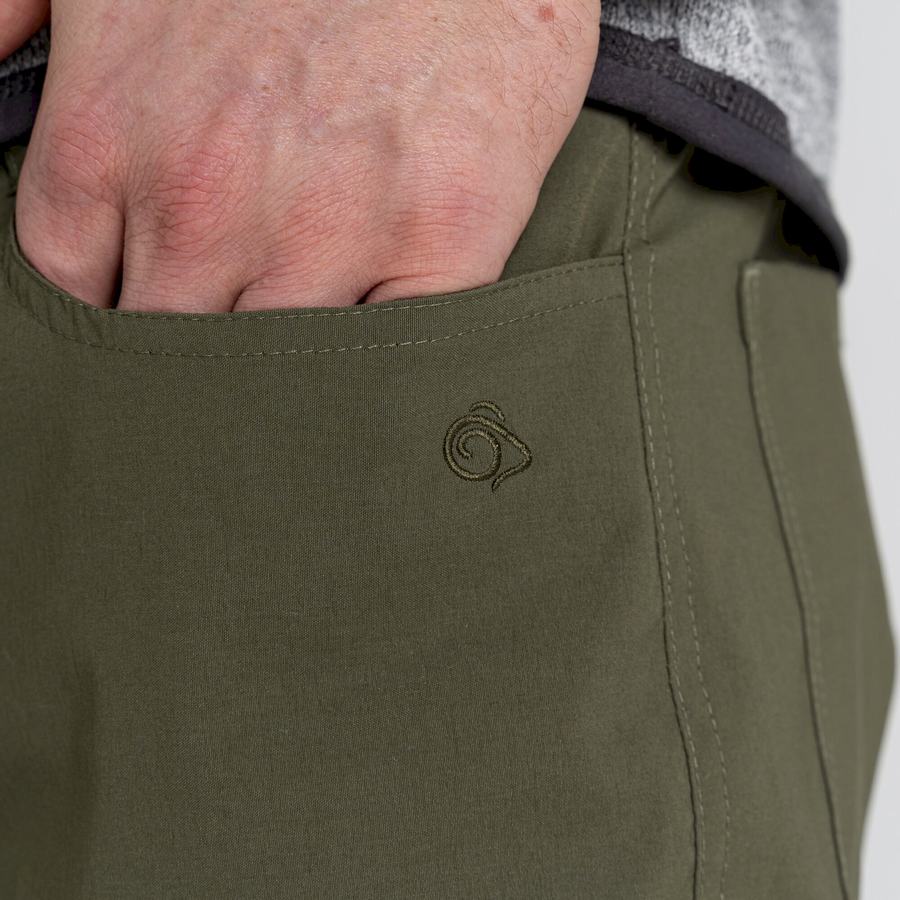 Green Craghoppers Kiwi Pro 5 Pocket Men's Trousers | VUH8922YK