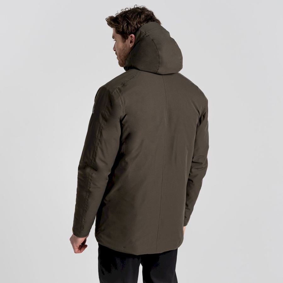 Green Craghoppers Lorton Thermic Men's Jackets | BZB1749PJ