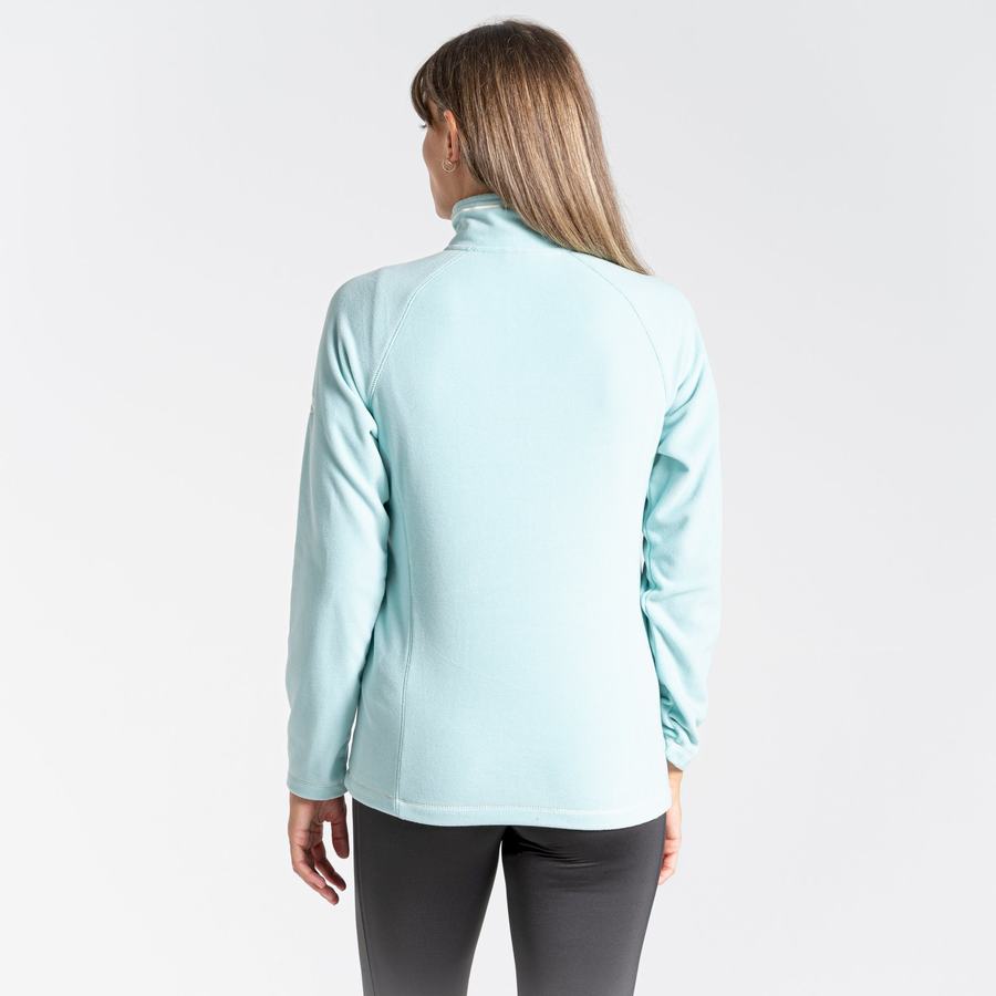 Green Craghoppers Miska Half Zip Women's Sweaters | OZH1930BH