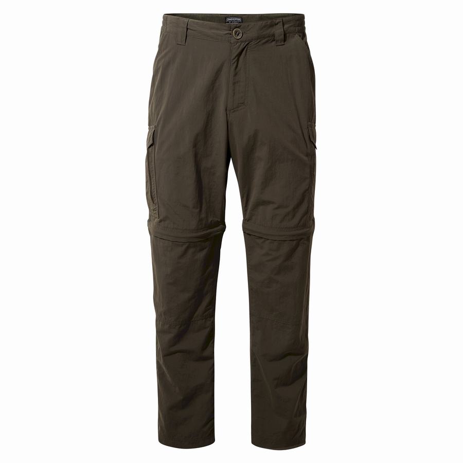 Green Craghoppers NosiLife II Men's Trousers | LDF2893EC