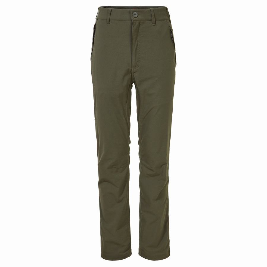 Green Craghoppers NosiLife Pro II Men's Trousers | RZF5378UZ