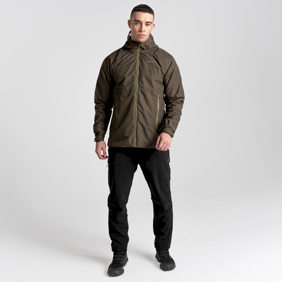 Green Craghoppers Sebastian Men's Jackets | FCJ8453WL