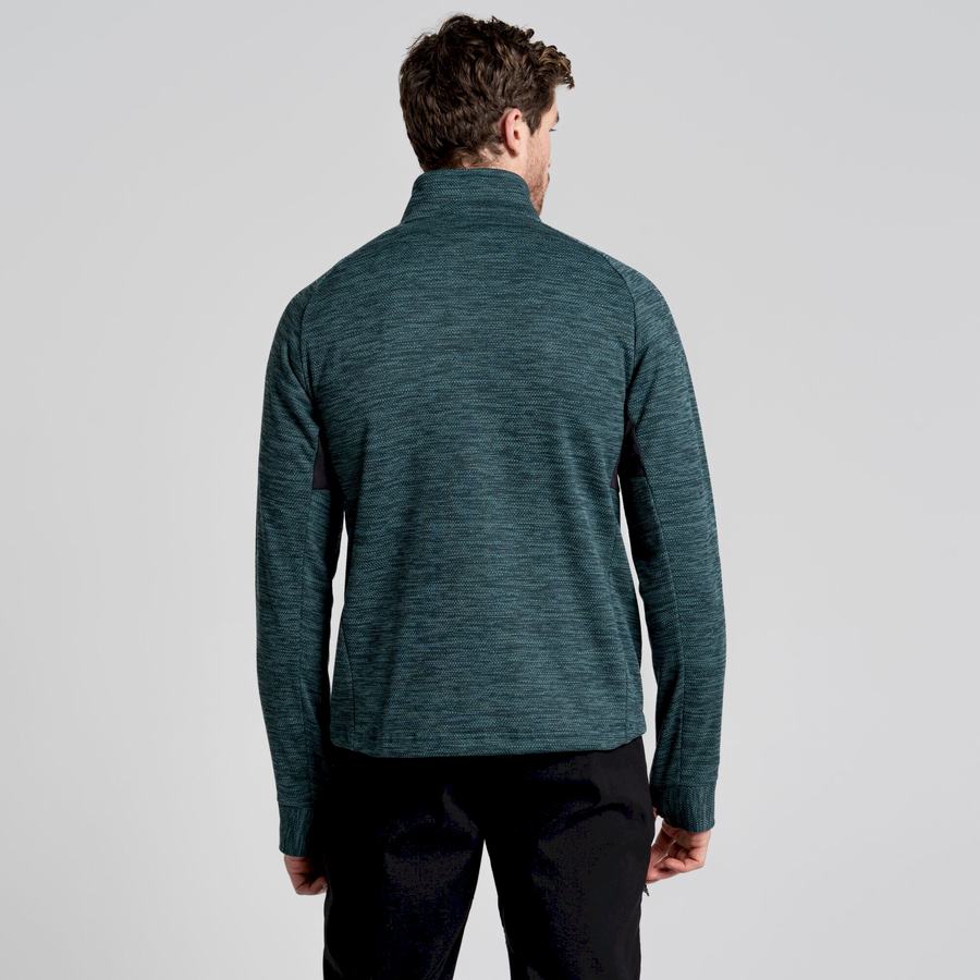 Green Craghoppers Tarbert Half Zip Men's Sweaters | MDD2649JS