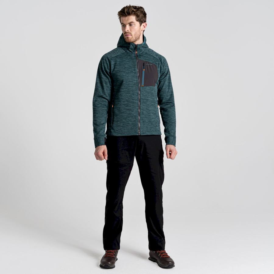 Green Craghoppers Tarbert Hooded Men's Jackets | LXI2715JD