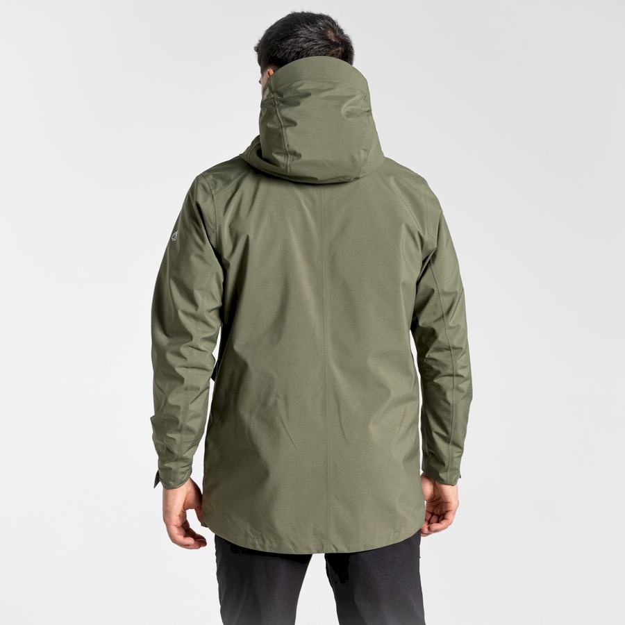 Green Craghoppers Toledo GORE-TEX Men's Jackets | MIT1265BT