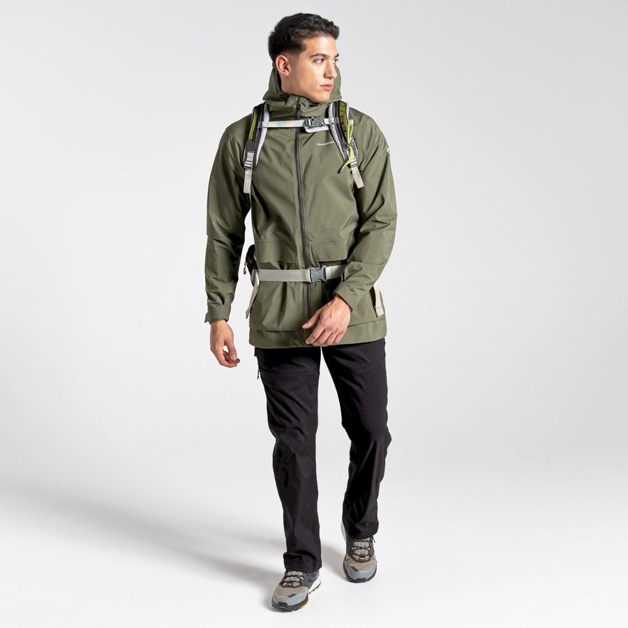 Green Craghoppers Toledo GORE-TEX Men's Jackets | MIT1265BT