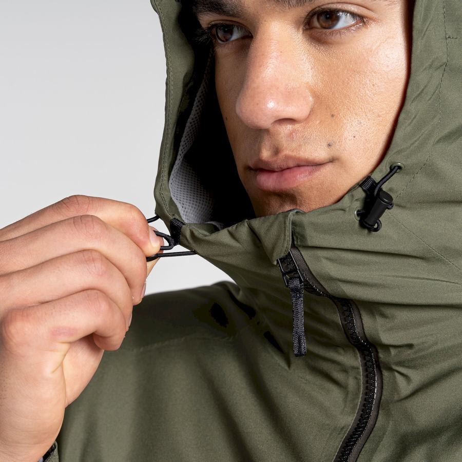 Green Craghoppers Toledo GORE-TEX Men's Jackets | MIT1265BT