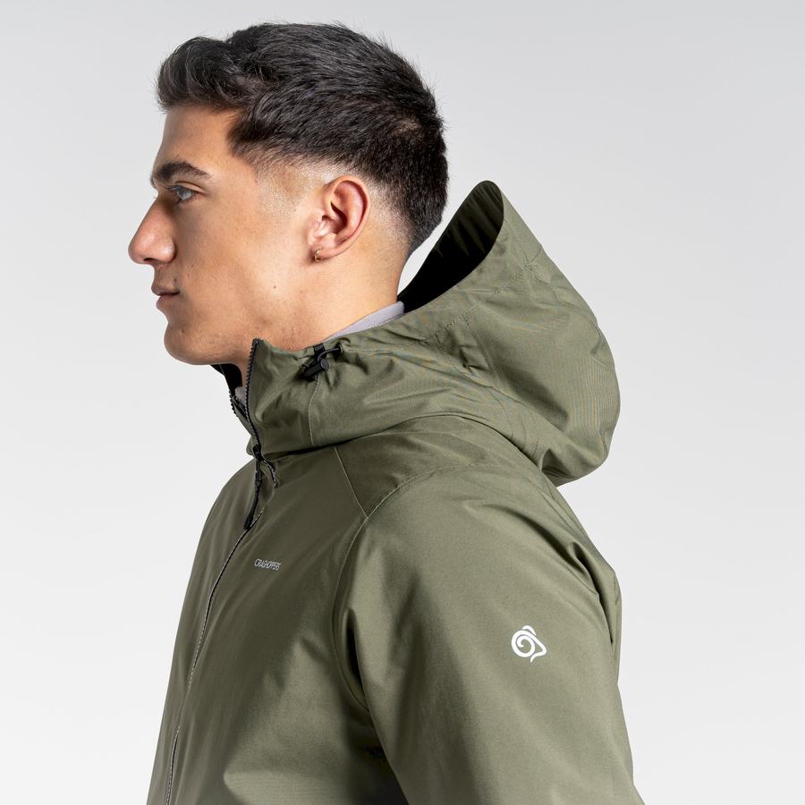 Green Craghoppers Toledo GORE-TEX Men's Jackets | MIT1265BT