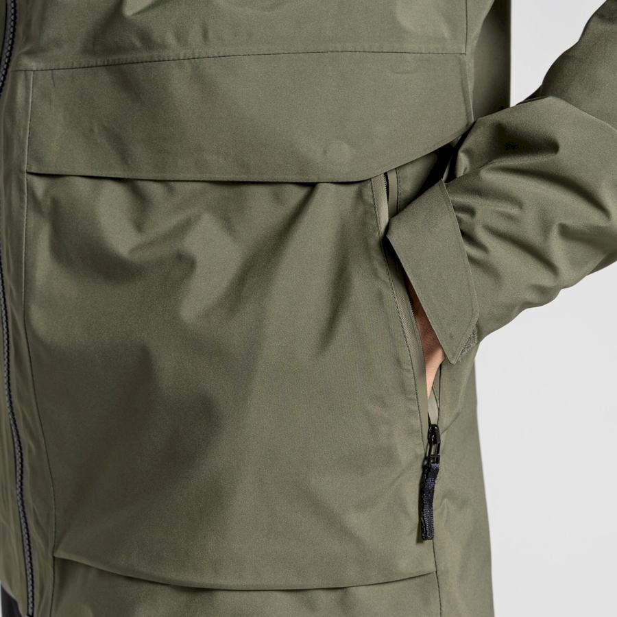 Green Craghoppers Toledo GORE-TEX Men's Jackets | MIT1265BT