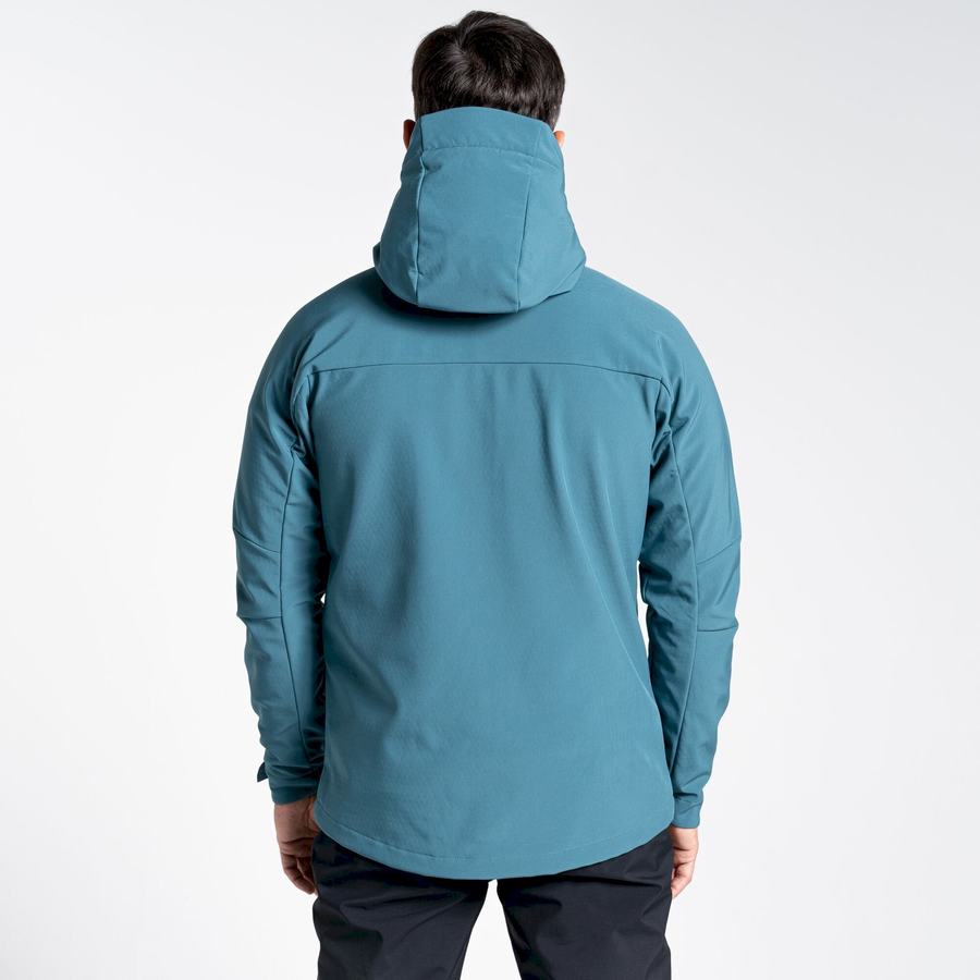 Green Craghoppers Tripp Hooded Men's Jackets | WCF4645WA