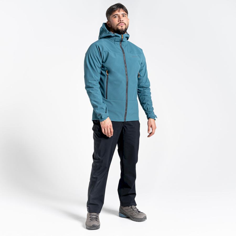 Green Craghoppers Tripp Hooded Men's Jackets | WCF4645WA