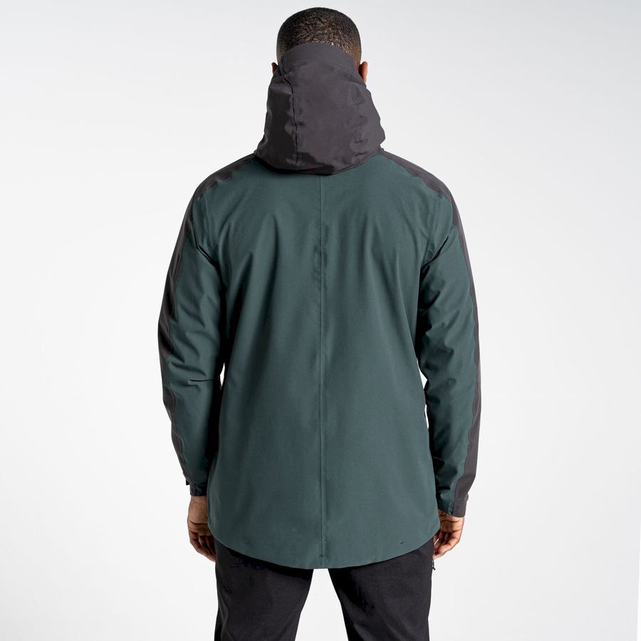 Green Craghoppers Waterproof Lorton Men's Jackets | LBZ3292JH