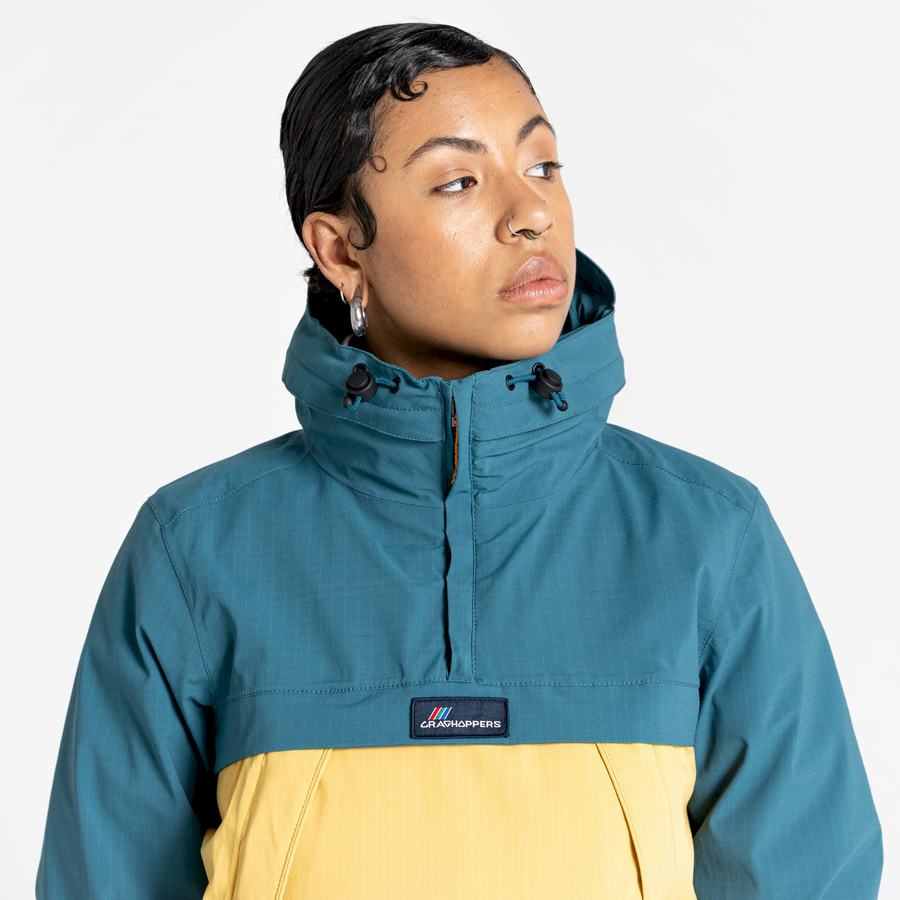 Green Yellow Craghoppers Waterproof Anderson Cagoule Women's Jackets | KIX3350DF