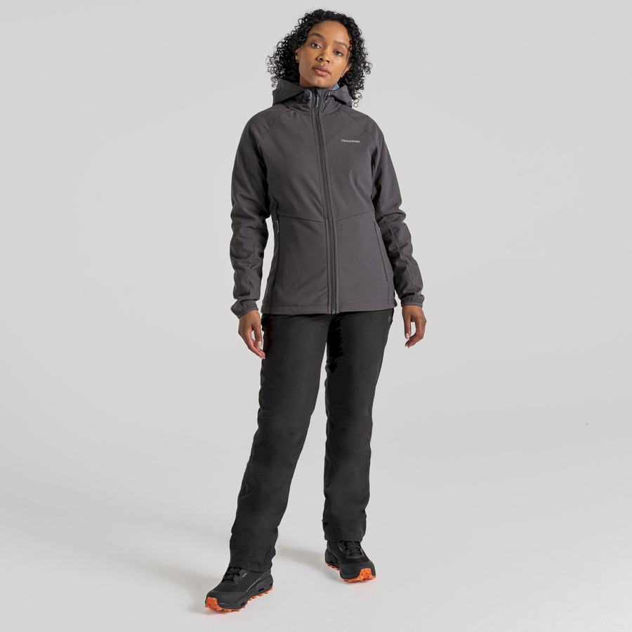 Grey Blue Craghoppers Kalti Weatherproof Hooded Women's Jackets | YPG4270FR