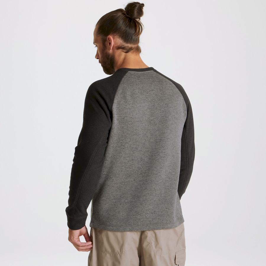 Grey Craghoppers Barker Jumper Men's Sweatshirts | BXB4857BA