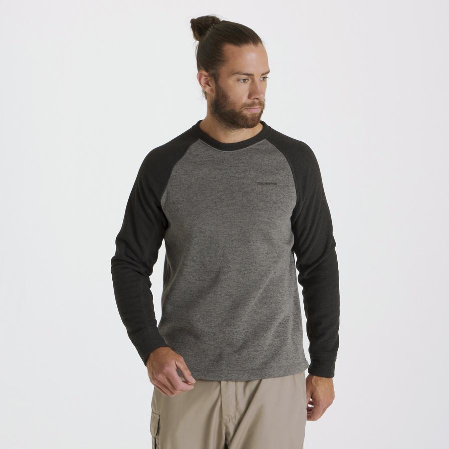 Grey Craghoppers Barker Jumper Men's Sweatshirts | BXB4857BA