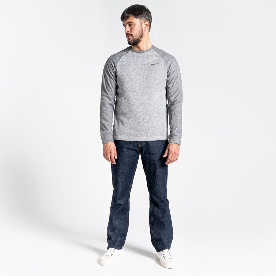 Grey Craghoppers Barker Jumper Men's Sweatshirts | QAJ1213MK