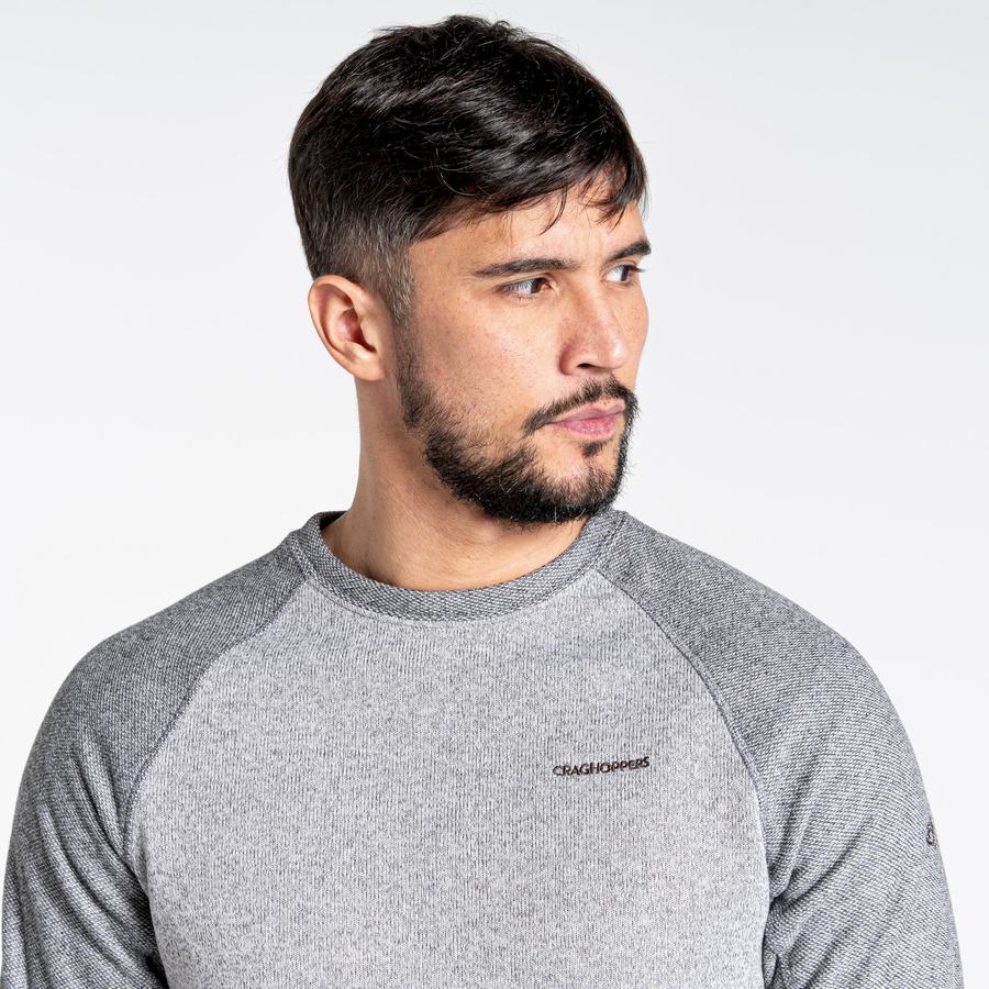 Grey Craghoppers Barker Jumper Men's Sweatshirts | QAJ1213MK