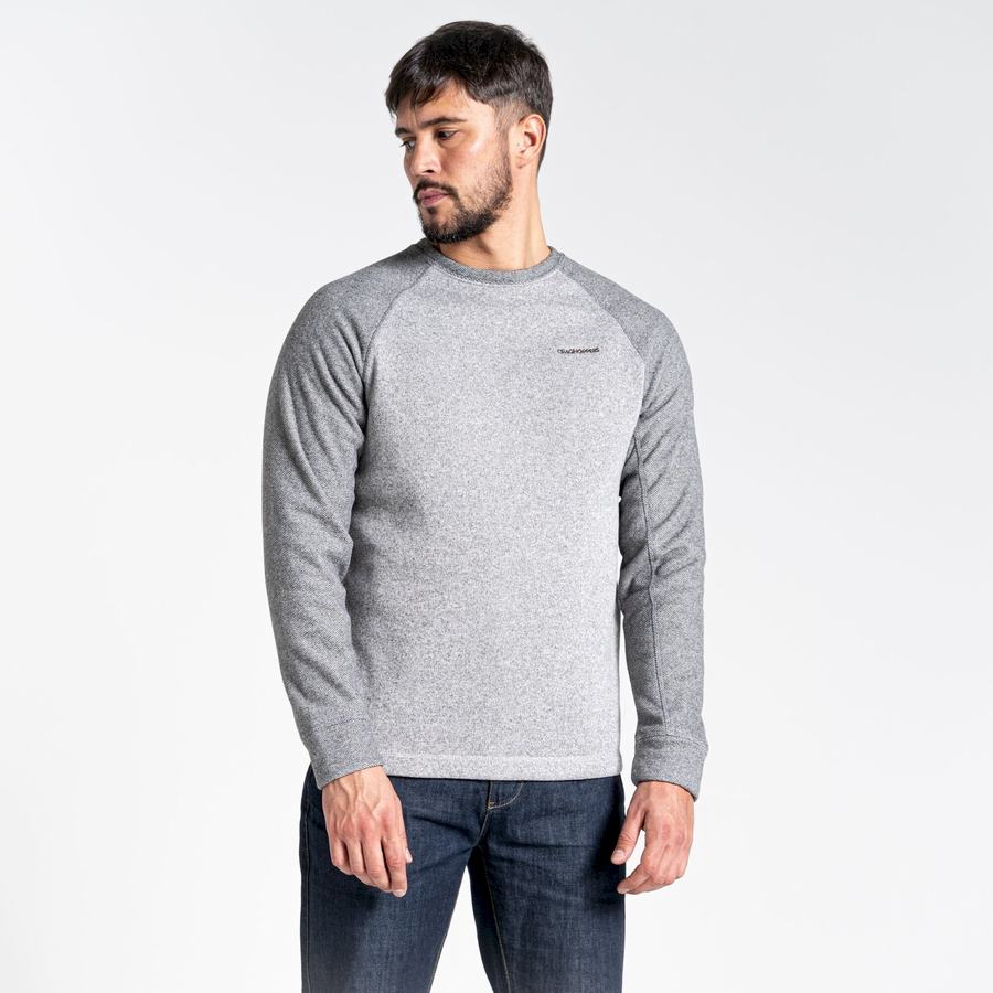 Grey Craghoppers Barker Jumper Men's Sweatshirts | QAJ1213MK