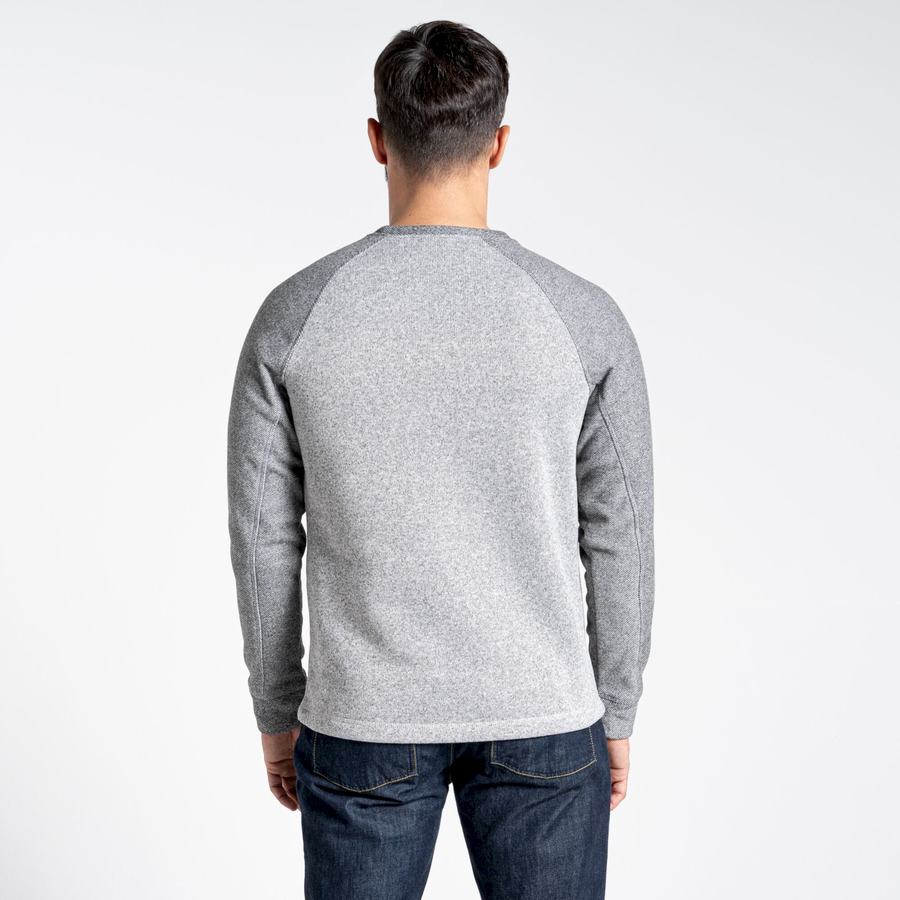 Grey Craghoppers Barker Jumper Men's Sweatshirts | QAJ1213MK