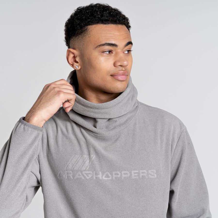 Grey Craghoppers Frey Overhead Men's Sweatshirts | QWO5230DN