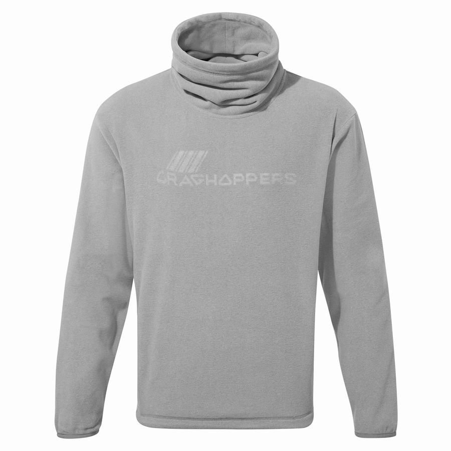 Grey Craghoppers Frey Overhead Men\'s Sweatshirts | QWO5230DN