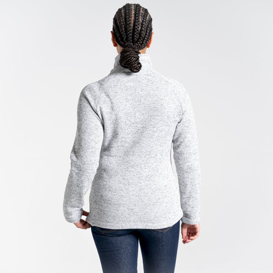 Grey Craghoppers Janeal Half Zip Women's Sweaters | MFC2751CO