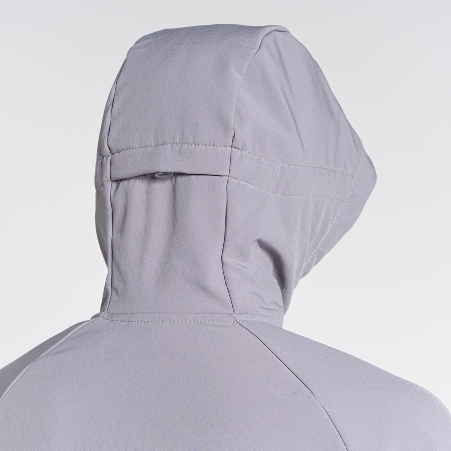 Grey Craghoppers Kalti Weatherproof Hooded Women's Jackets | NOH6773AD