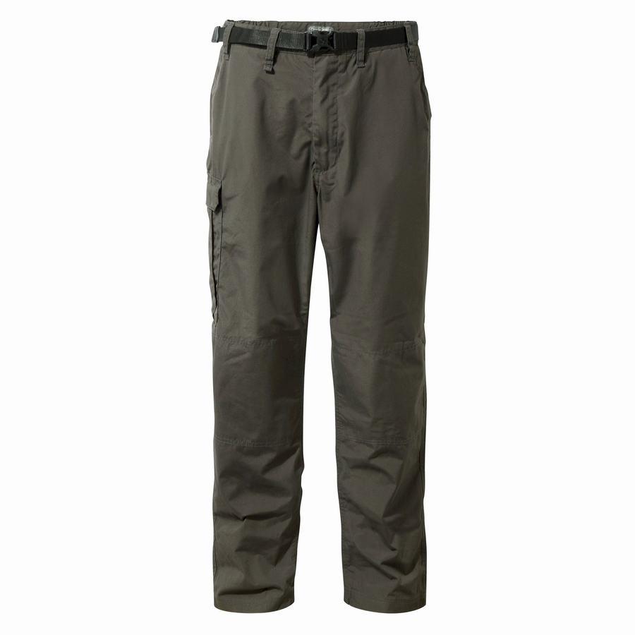 Grey Craghoppers Kiwi Classic Men's Trousers | KQI2559RB