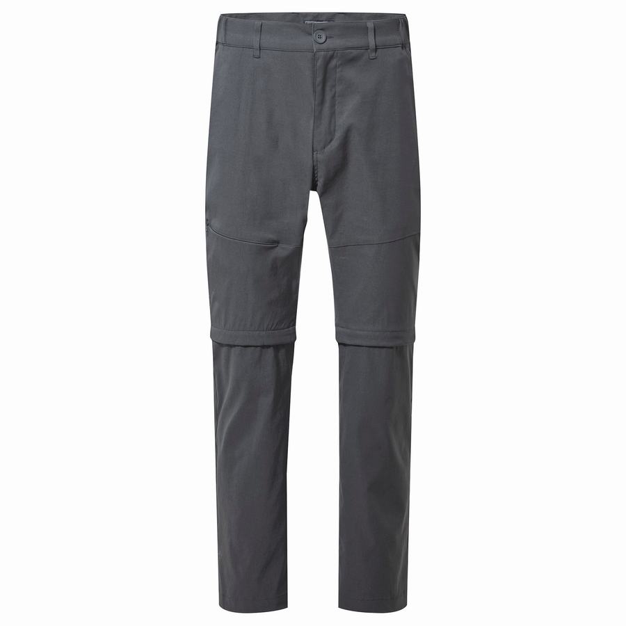 Grey Craghoppers Kiwi Pro II Men's Trousers | LAE1963HJ