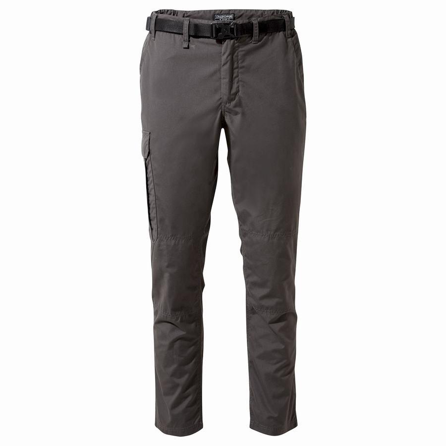 Grey Craghoppers Kiwi Slim Men's Trousers | VKC3911WS