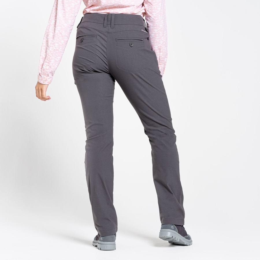 Grey Craghoppers NosiLife Clara II Women's Trousers | HXW9014CH