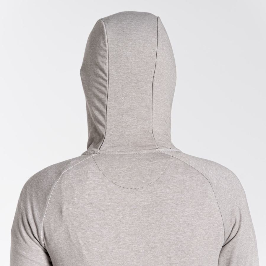 Grey Craghoppers NosiLife Milanta Hooded Women's T-Shirts | QPP2044BA