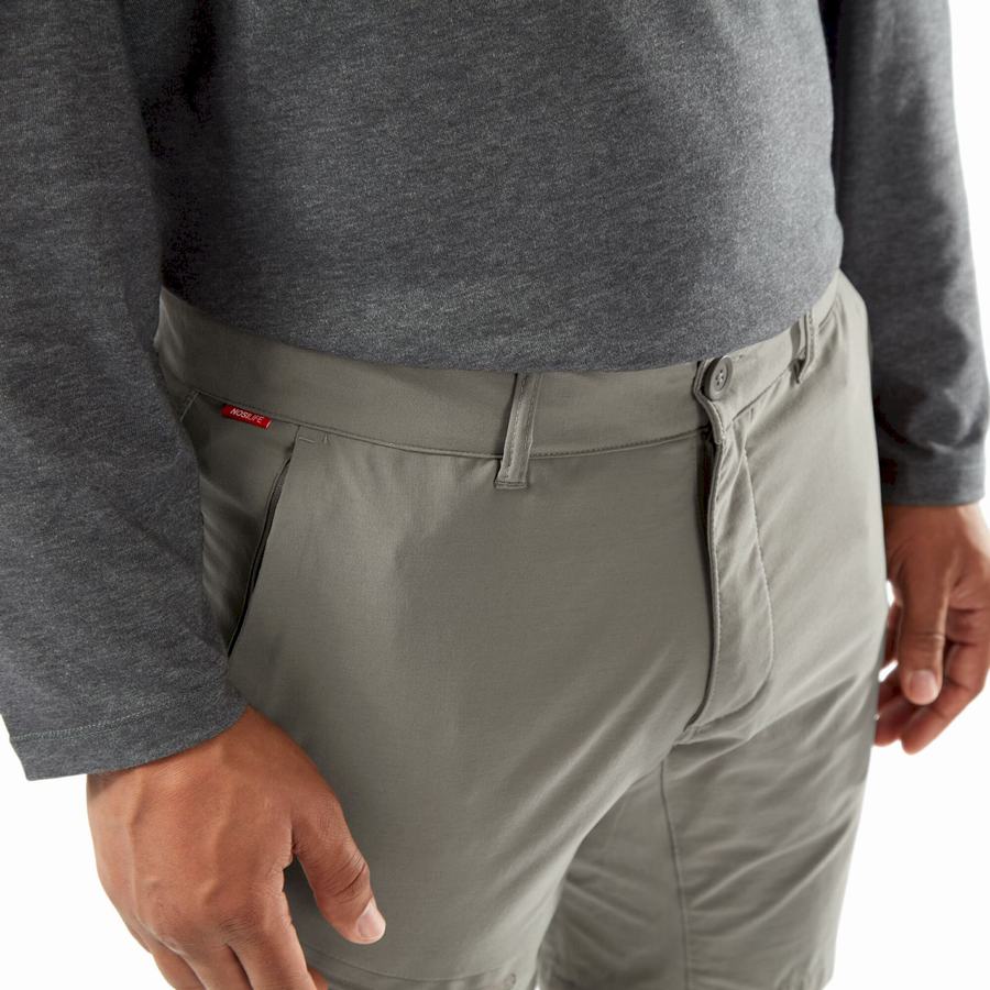 Grey Craghoppers NosiLife Pro Active Men's Shorts | XSW3313ZJ