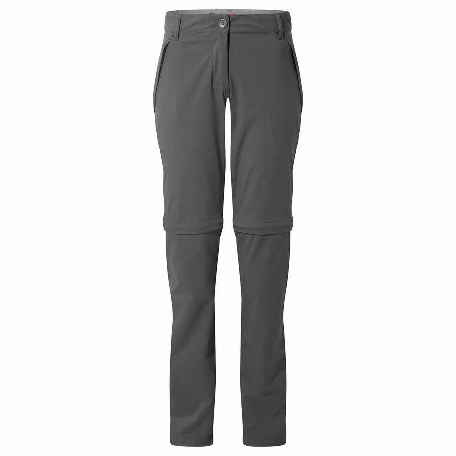 Grey Craghoppers NosiLife Pro II Women's Trousers | OKT2729XF