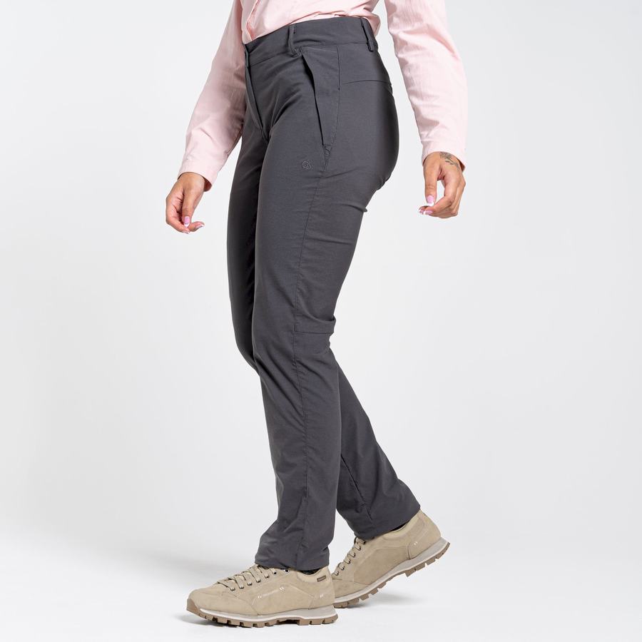 Grey Craghoppers NosiLife Pro II Women's Trousers | OWS9678HR