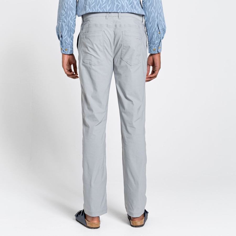 Grey Craghoppers NosiLife Santos Men's Trousers | ZQN571QL