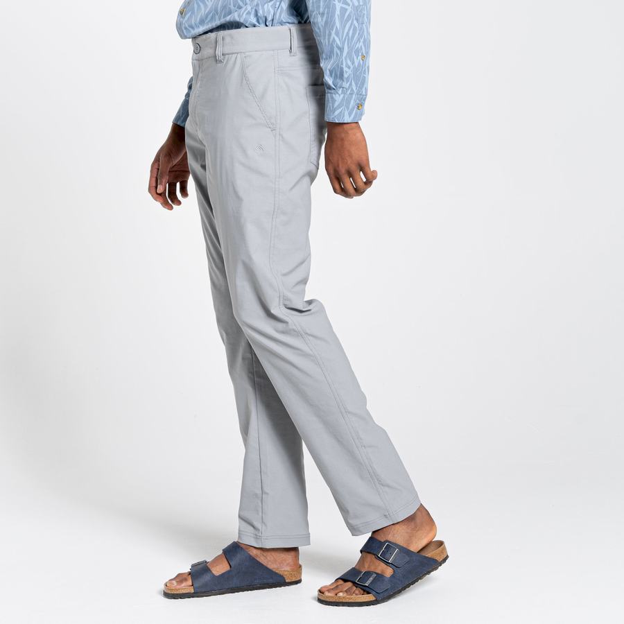 Grey Craghoppers NosiLife Santos Men's Trousers | ZQN571QL