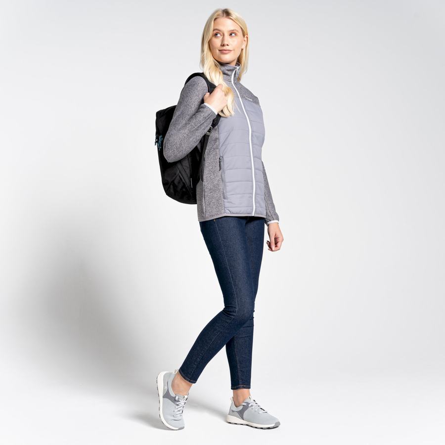 Grey Craghoppers Regina Hybrid Women's Jackets | ZWH6365MI