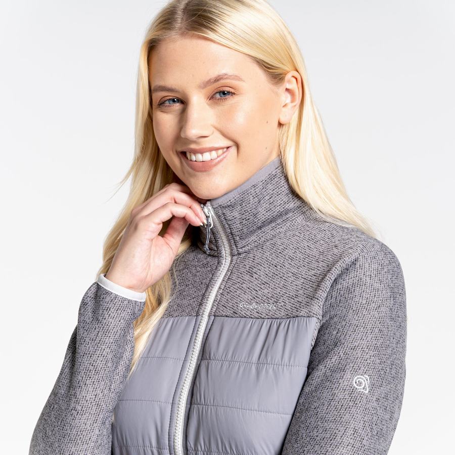 Grey Craghoppers Regina Hybrid Women's Jackets | ZWH6365MI