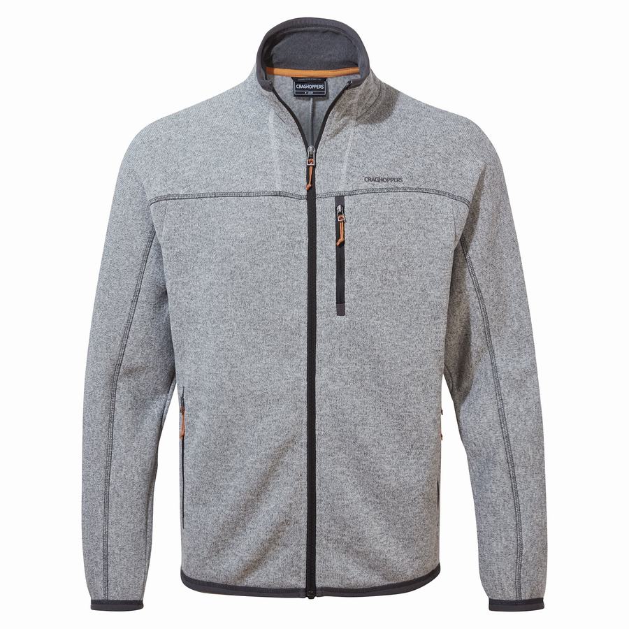 Grey Craghoppers Torney Men's Sweaters | OLQ4862XG