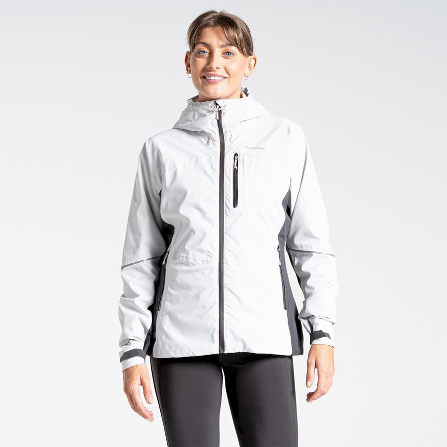 Grey Craghoppers Waterproof Dynamic Women's Jackets | JHP6023JR