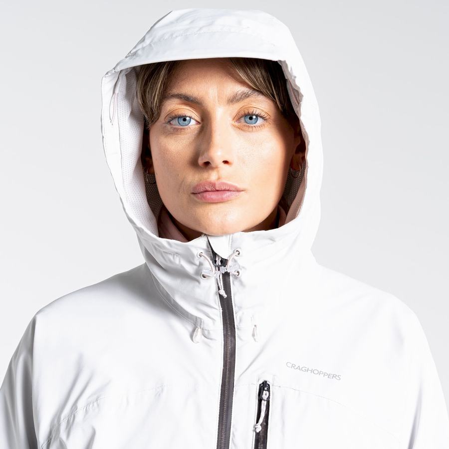 Grey Craghoppers Waterproof Dynamic Women's Jackets | JHP6023JR