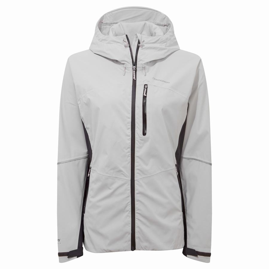 Grey Craghoppers Waterproof Dynamic Women\'s Jackets | JHP6023JR