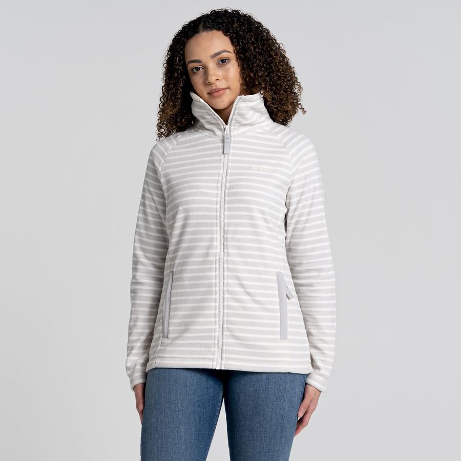 Grey Stripes Craghoppers Ella Women's Sweaters | DVI111RM