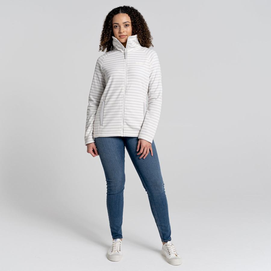 Grey Stripes Craghoppers Ella Women's Sweaters | DVI111RM