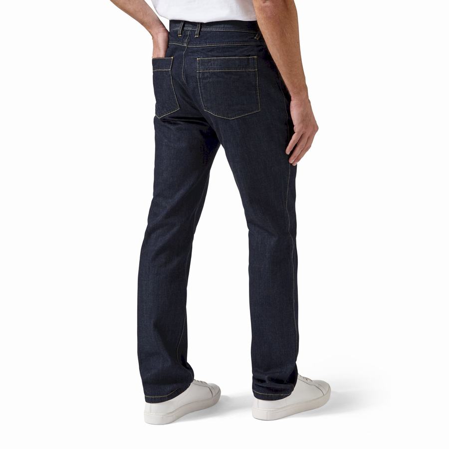 Indigo Blue Craghoppers Bardsey Jean Men's Trousers | VXB3073ZI