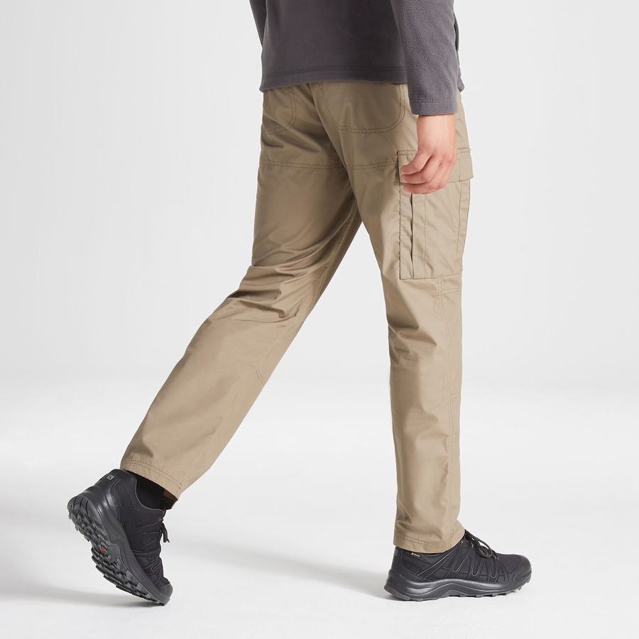 Khaki Craghoppers Expert Kiwi Tailored Men's Trousers | PCN9297RK