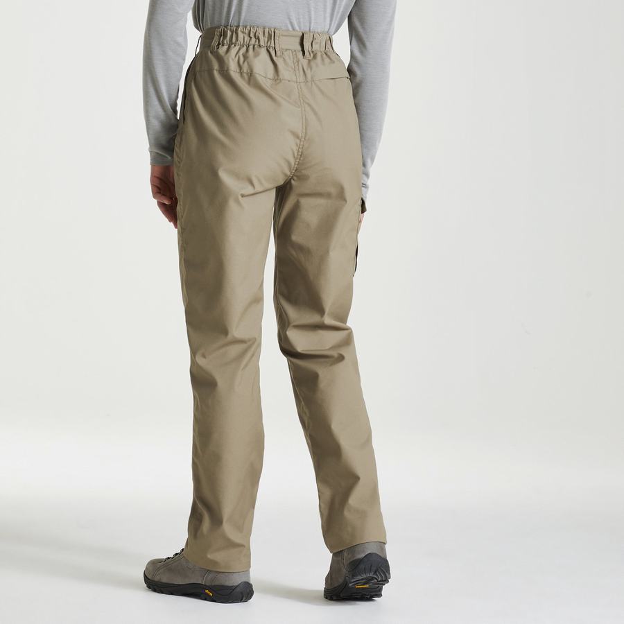 Khaki Craghoppers Expert Kiwi Women's Trousers | ITM4639FT