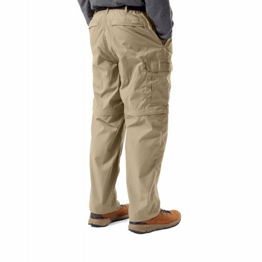 Khaki Craghoppers Kiwi Men's Trousers | AXC7567HB